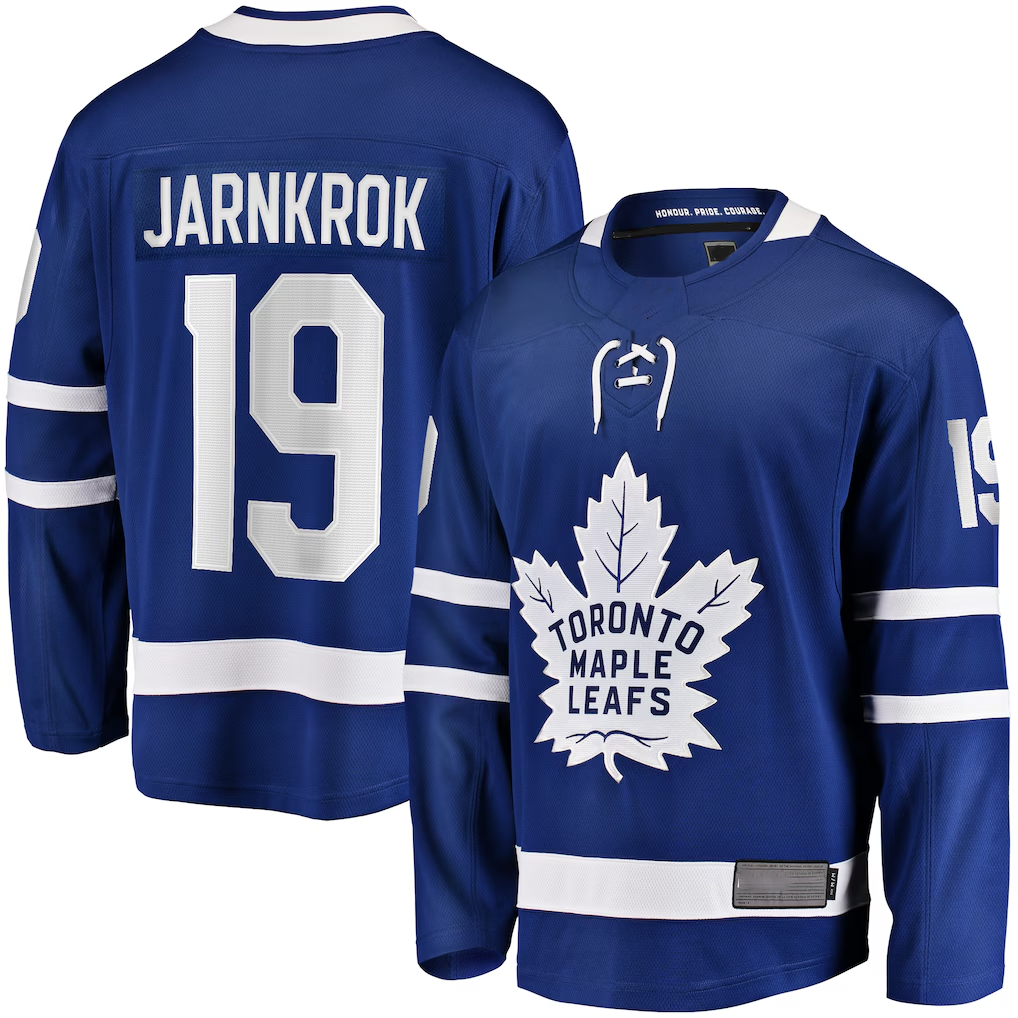 Crovyle T.Maple Leafs #19 Calle Jarnkrok Blue Home Breakaway Player Jerseys