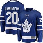 Crovyle T.Maple Leafs #20 Joel Edmundson Blue Home Premier Breakaway Player Jerseys