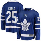 Crovyle T.Maple Leafs #25 Brandon Carlo Blue Home Breakaway Jerseys