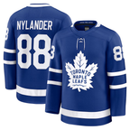 Crovyle T.Maple Leafs #88 William Nylander Blue Home Premium Jerseys