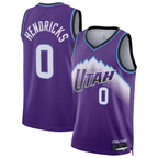 Crovyle U.Jazz #0 Taylor Hendricks Purple Swingman Jerseys - Icon Edition