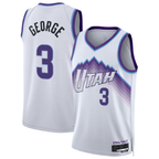 Crovyle U.Jazz #3 Keyonte George White Swingman Jerseys - Association Edition