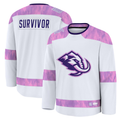 Crovyle U.Mammoth White Hockey Fights Cancer Survivor Practice Jerseys