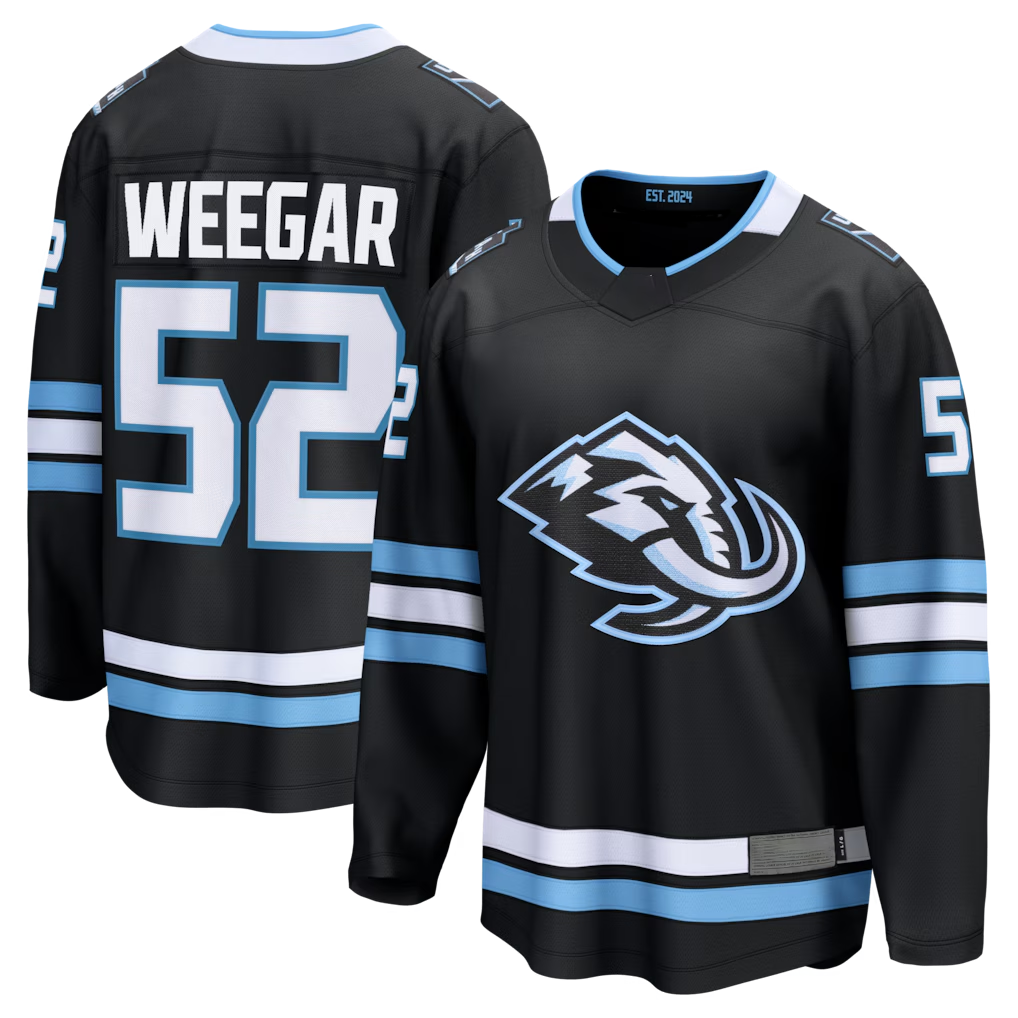 Crovyle U.Mammoth #52 MacKenzie Weegar Black Home Breakaway Jerseys