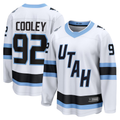 Crovyle U.Mammoth #92 Logan Cooley White Away Breakaway Player Jerseys