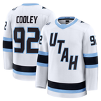 Crovyle U.Mammoth #92 Logan Cooley White Away Premium Player Jerseys