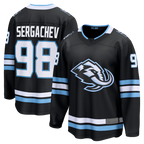 Crovyle U.Mammoth #98 Mikhail Sergachev Black Home Breakaway Player Jerseys