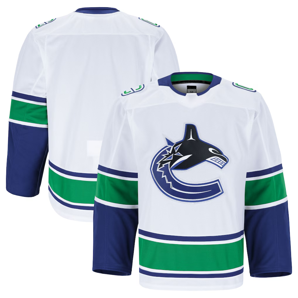 Crovyle V.Canucks White Away Authentic Pro Jerseys