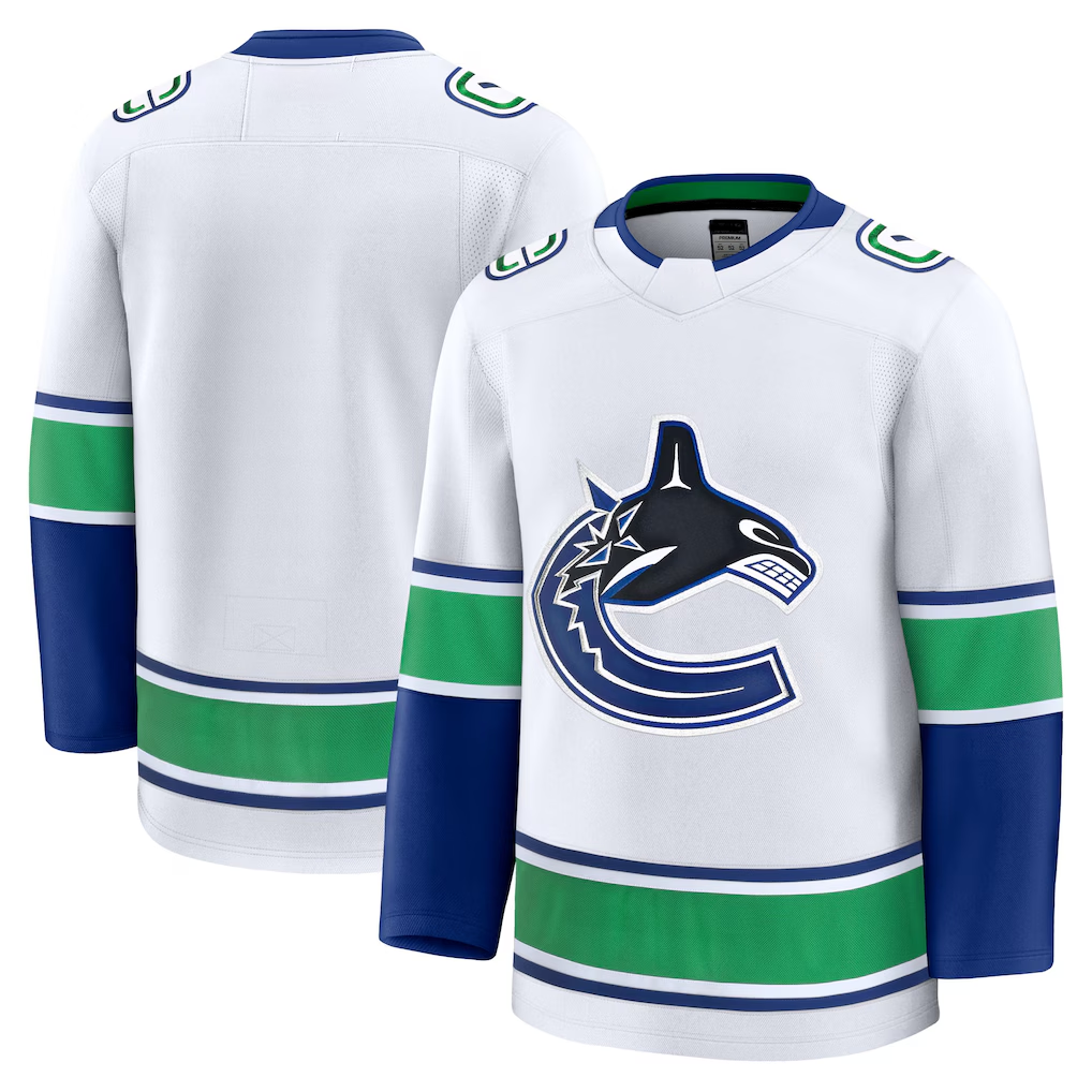 Crovyle V.Canucks White Away Premium Jerseys