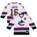 Crovyle V.Canucks #16 Trevor Linden White 2003-04 Power Play Jerseys