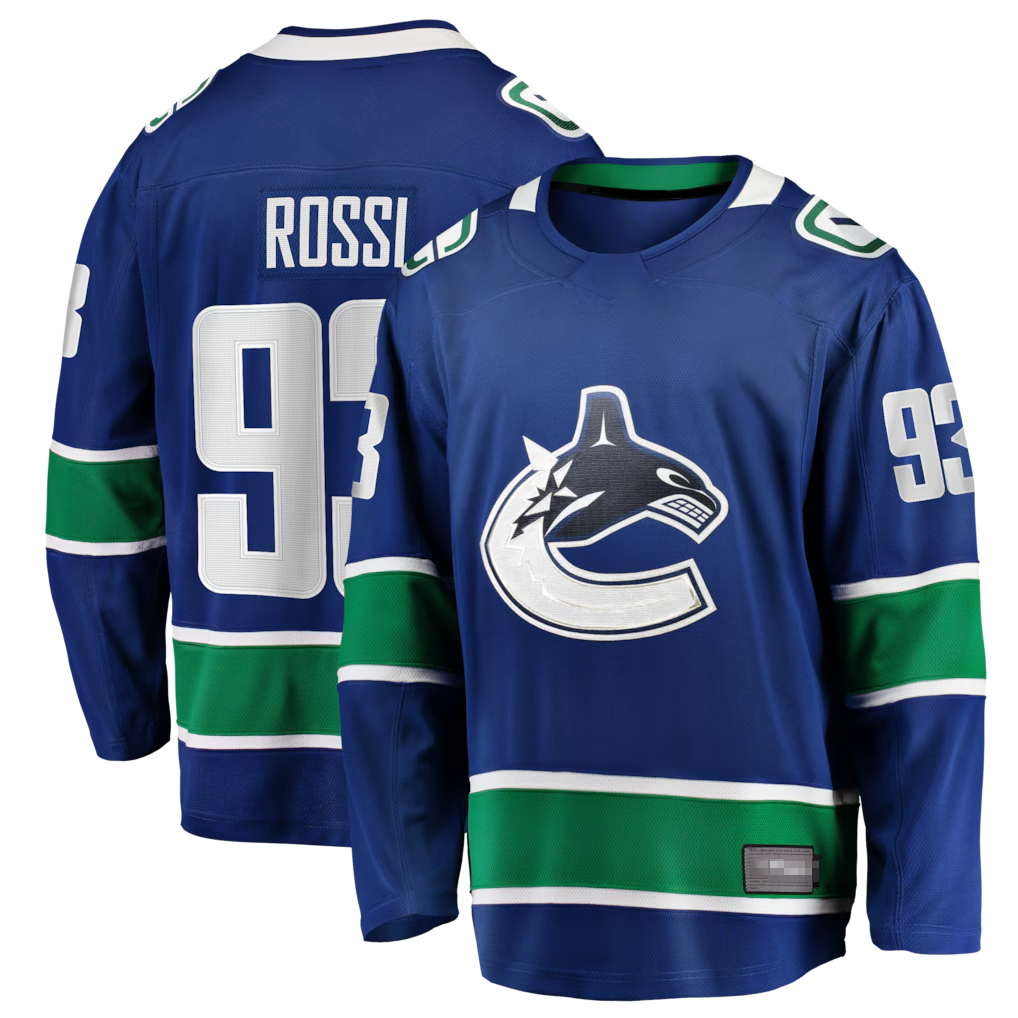 Crovyle V.Canucks #93 Marco Rossi Blue Home Premier Breakaway Player Jerseys