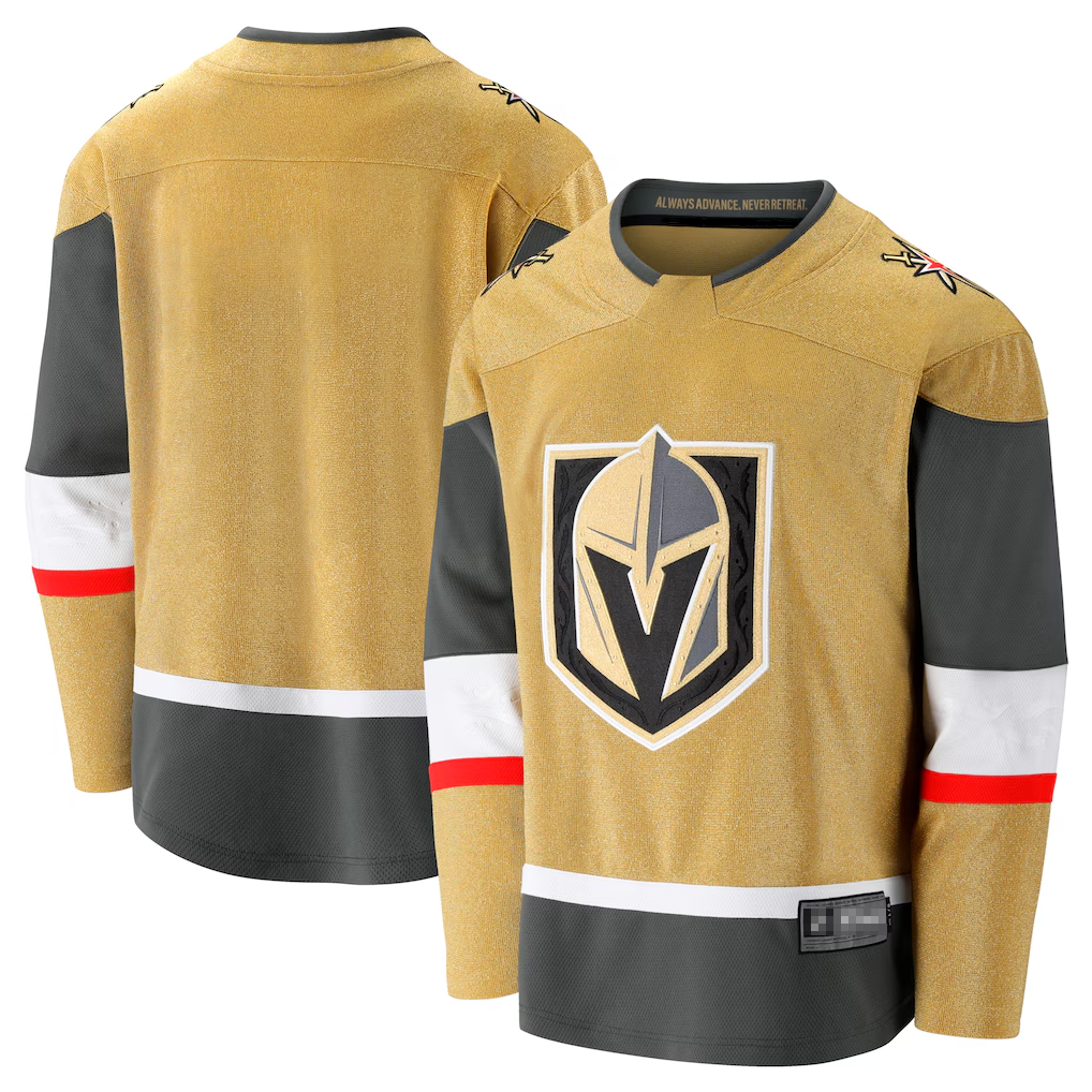 Crovyle V.Golden Knights Gold Home Breakaway Stitched Jerseys