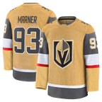 Crovyle V.Golden Knights #93 Mitch Marner Gold Home Premium Jerseys