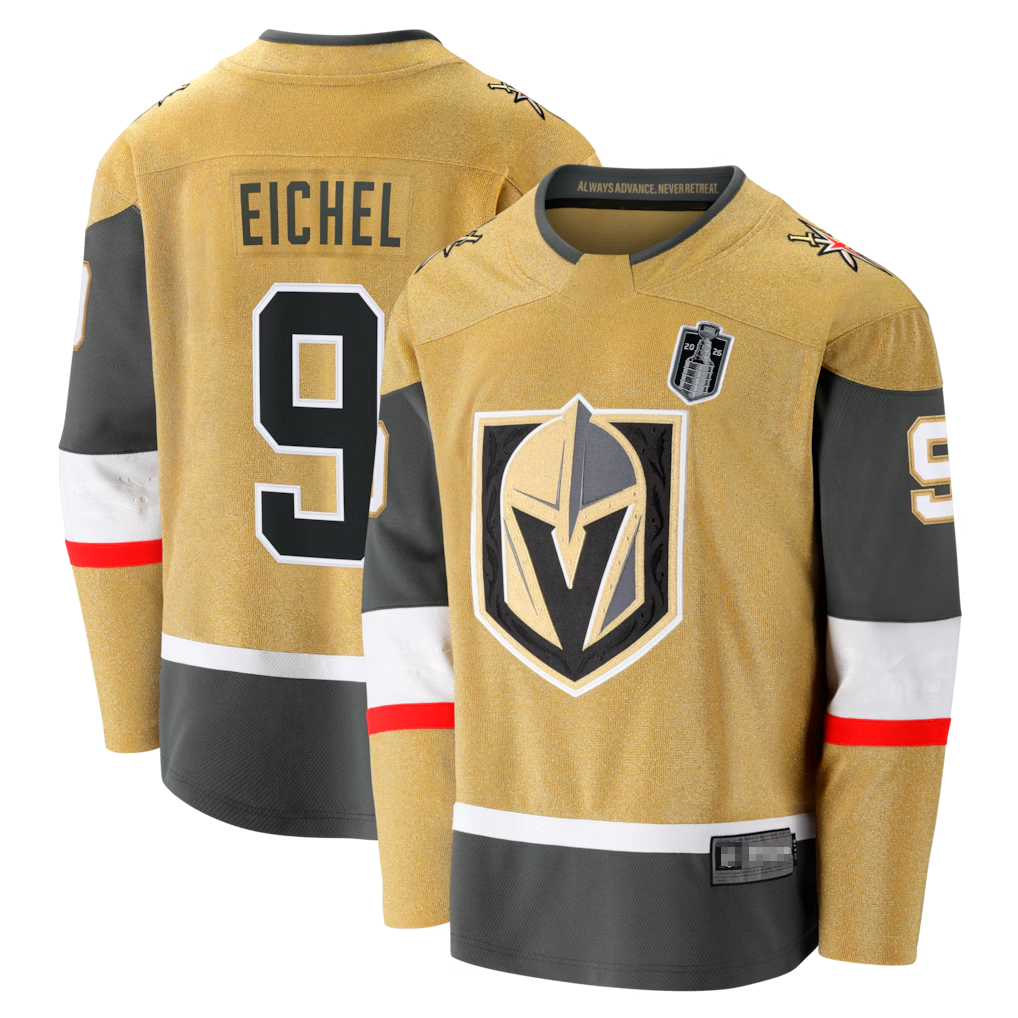 Crovyle V.Golden Knights #9 Jack Eichel Gold 2026 Stanley Cup Final Breakaway Jerseys