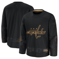 Crovyle W.Capitals Black 2024 Military Appreciation Practice Jerseys