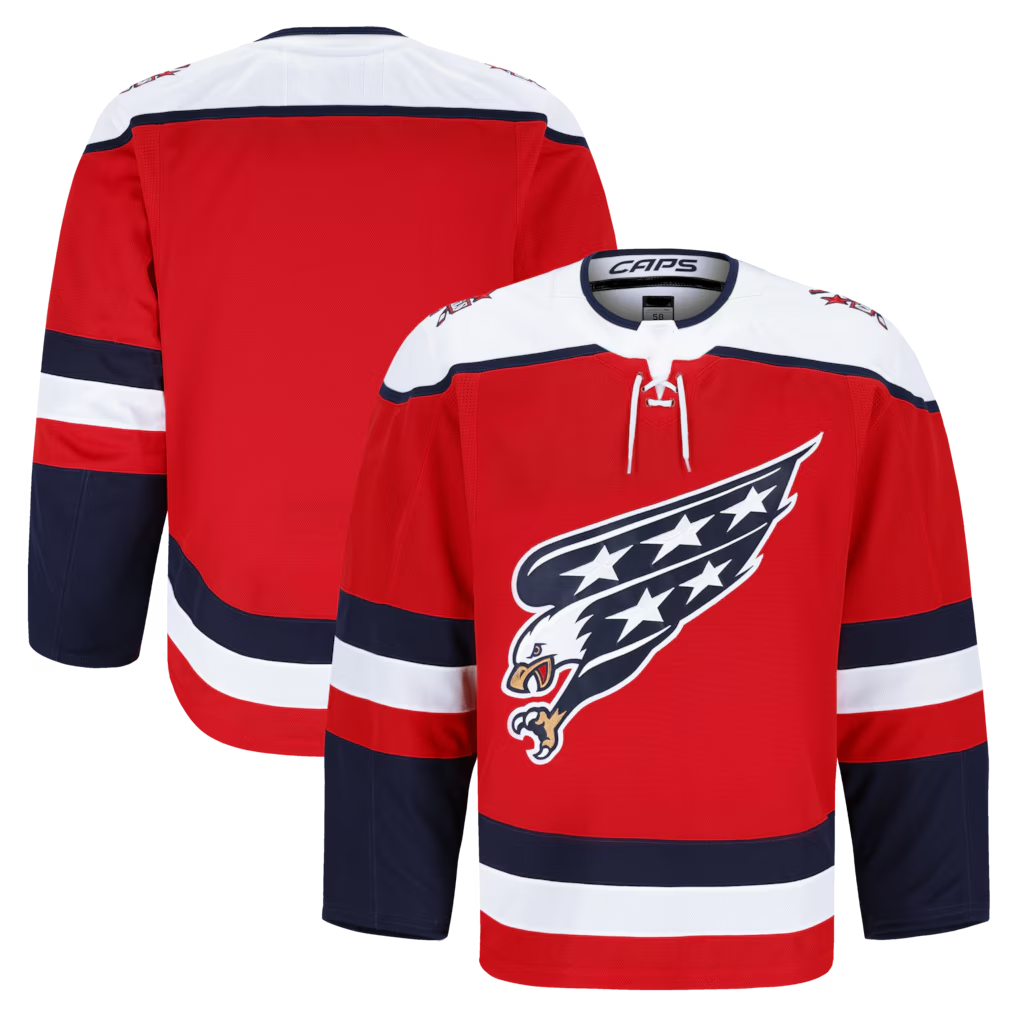 Crovyle W.Capitals Red Alternate Authentic Pro Jerseys