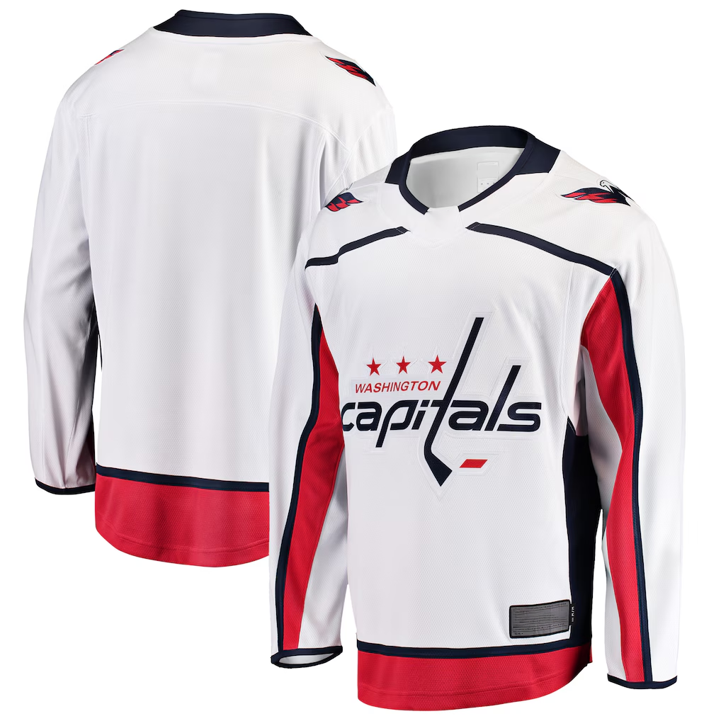 Crovyle W.Capitals White Breakaway Away Jerseys