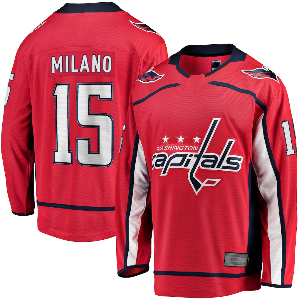 Crovyle W.Capitals #15 Sonny Milano Red Home Breakaway Jerseys