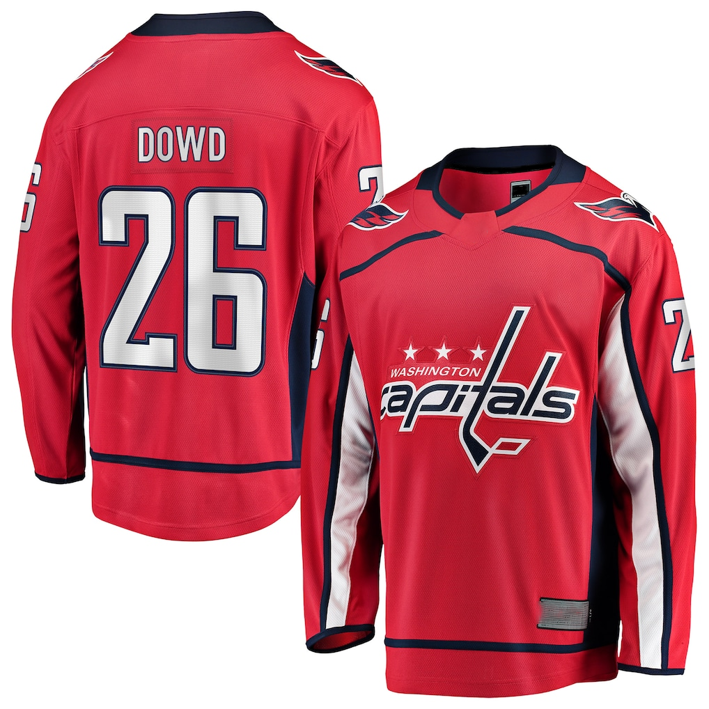 Crovyle W.Capitals #26 Nic Dowd Red Home Breakaway Player Jerseys
