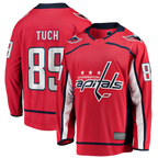 Crovyle W.Capitals #89 Alex Tuch Red Home Breakaway Jerseys
