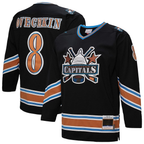 Crovyle W.Capitals #8 Alexander Ovechkin Mitchell & Ness Black 2005-06 Power Play Jerseys
