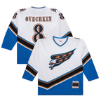 Crovyle W.Capitals #8 Alexander Ovechkin Mitchell & Ness White 2005-06 Power Play Jerseys