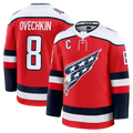 Crovyle W.Capitals #8 Alexander Ovechkin Red Alternate Premium Player Jerseys