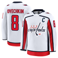 Crovyle W.Capitals #8 Alexander Ovechkin White Away Premium Jerseys