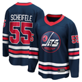 Crovyle W.Jets #55 Mark Scheifele Navy Breakaway Jerseys