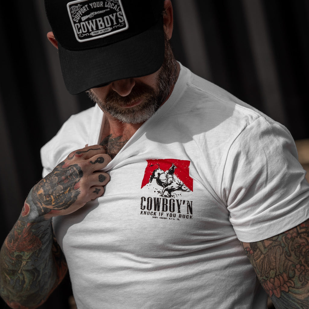 Crovyie cheap jerseys Ordering Cowboy'n Knuck If You Buck Rodeo Men's T-Shirt