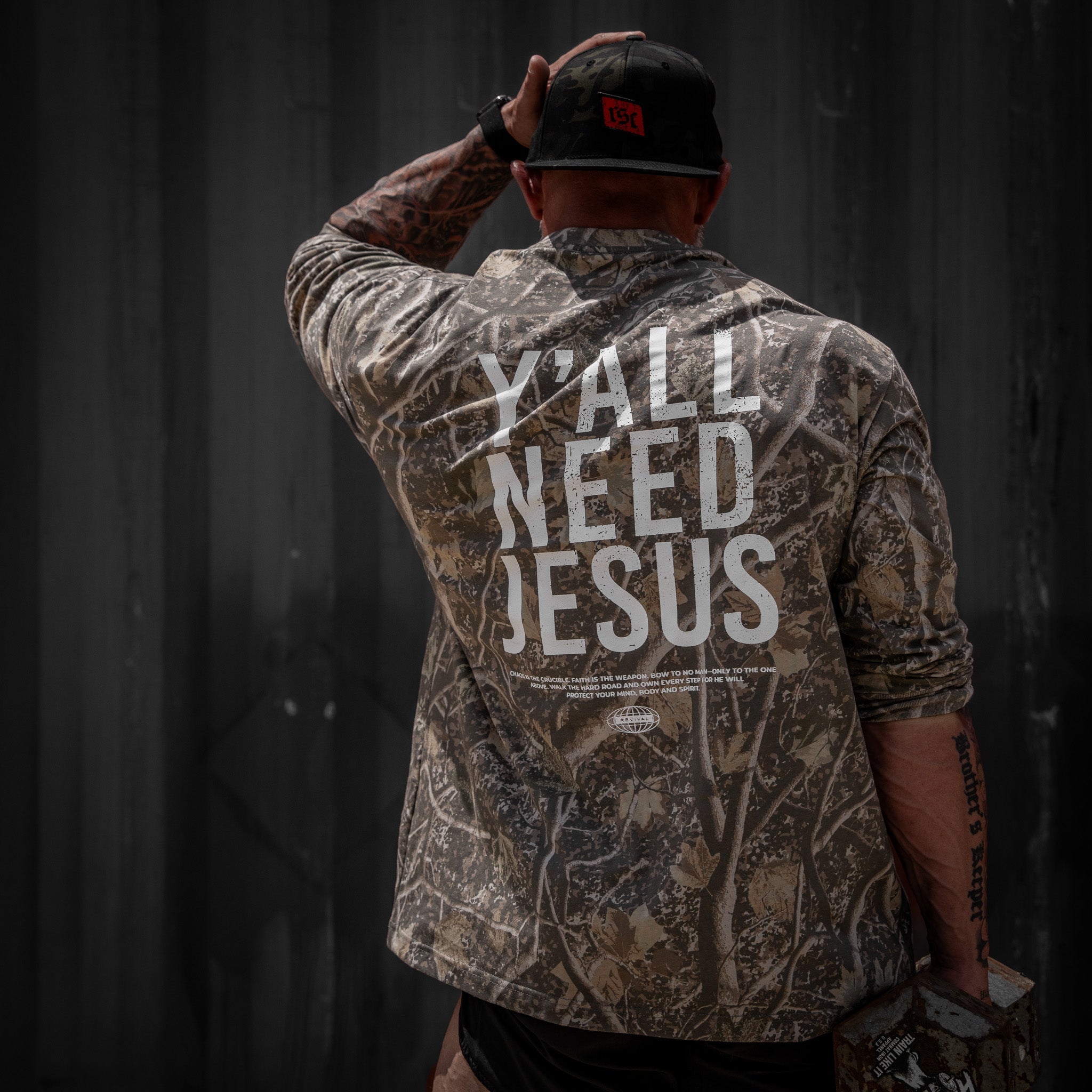 Crovyie cheap jerseys Ordering Y'all Need Jesus Men's Long Sleeve