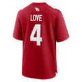 Crovyle A.Cardinals #4 Jeremiyah Love Red Game Player Stitched Jersey