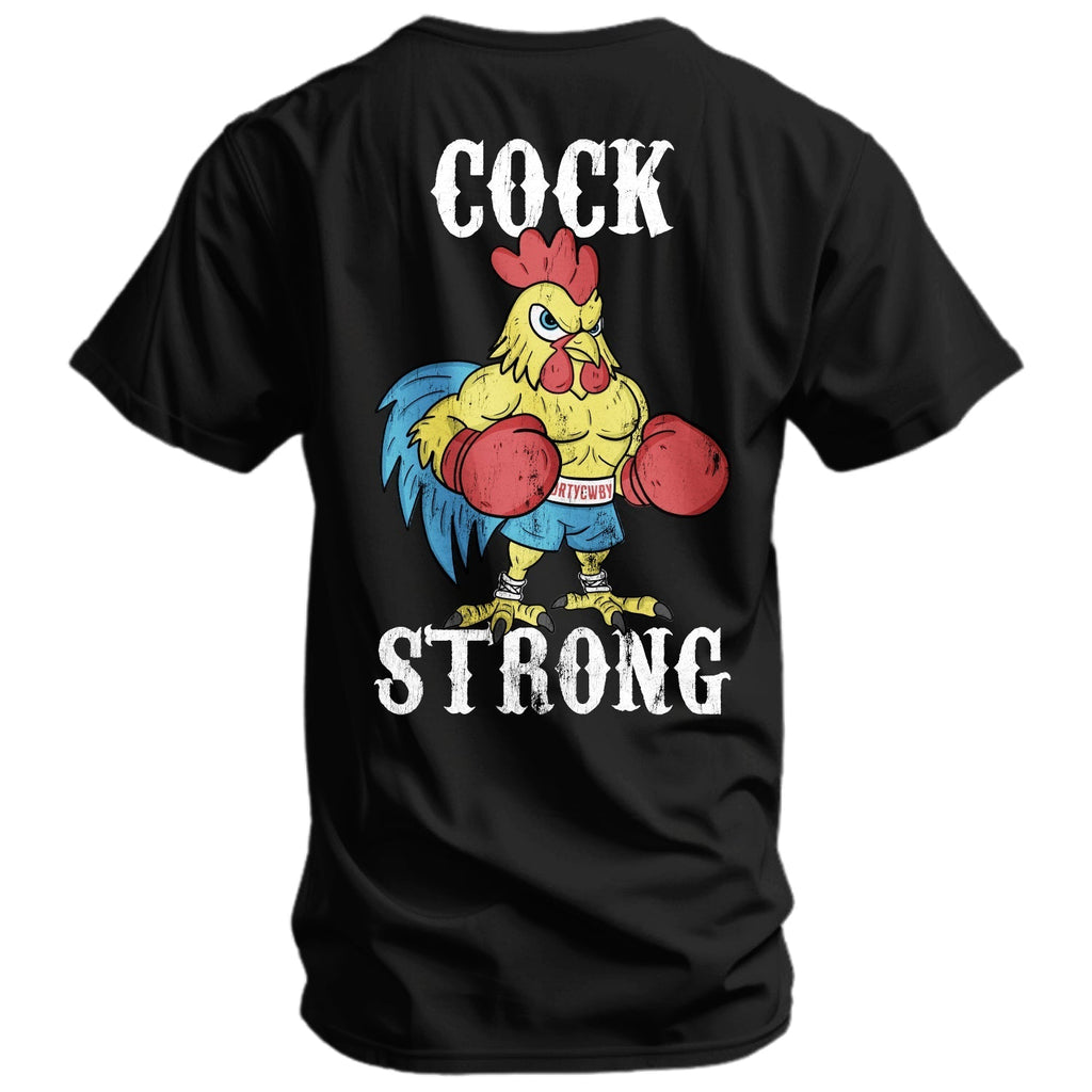 Crovyie cheap jerseys Ordering Boxing Chicken Strong Men's T-Shirt