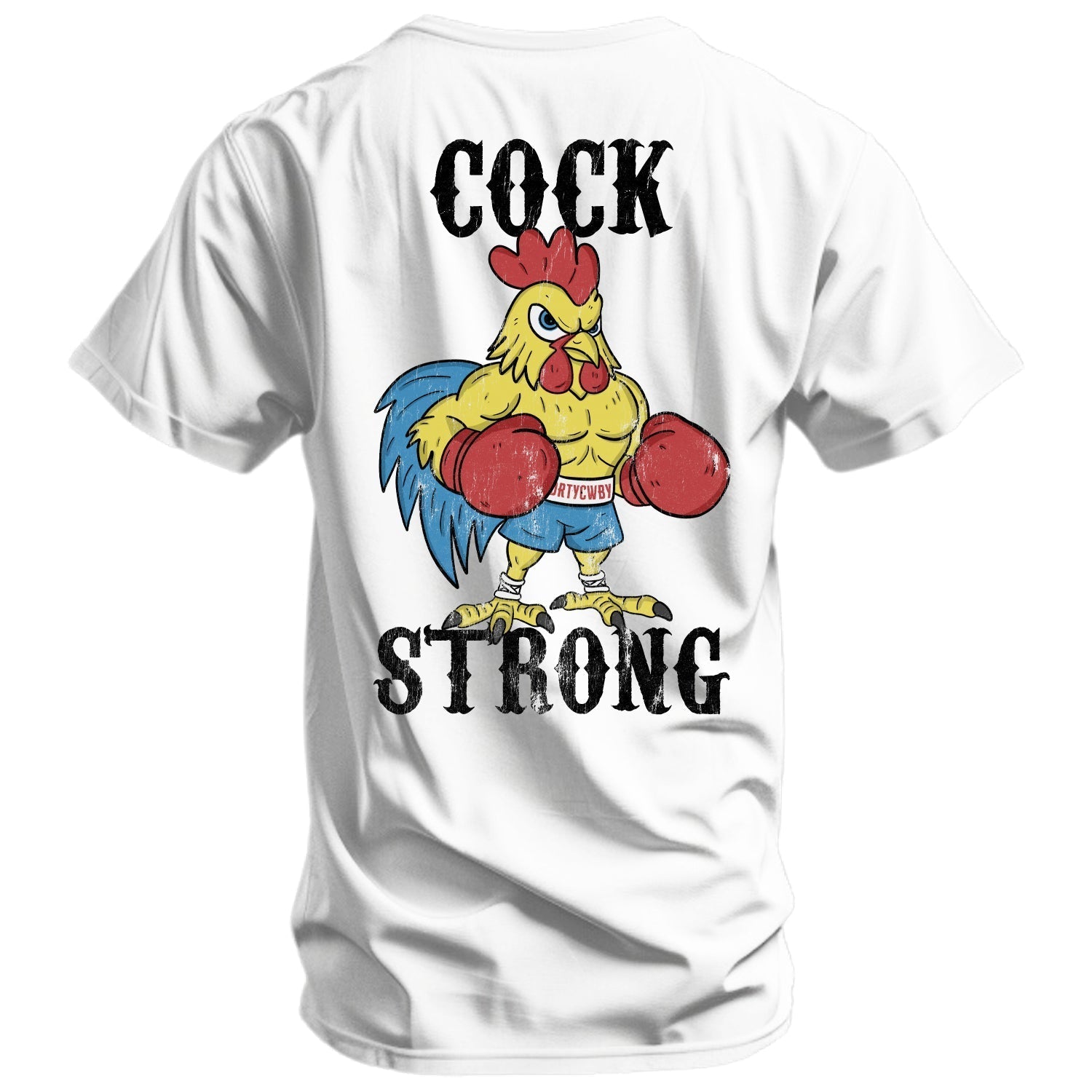 Crovyie cheap jerseys Ordering Boxing Chicken Strong Men's T-Shirt