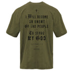 Crovyie cheap jerseys Ordering I Will Become An Enemy To The People Vintaged Midweight T-Shirt