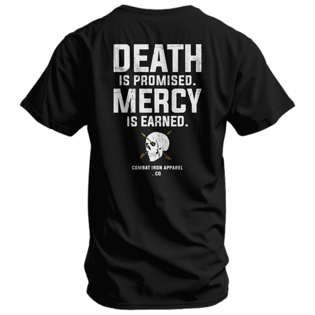 Crovyie cheap jerseys Ordering Death Is Promised. Mercy Is Earned Men's T-Shirt