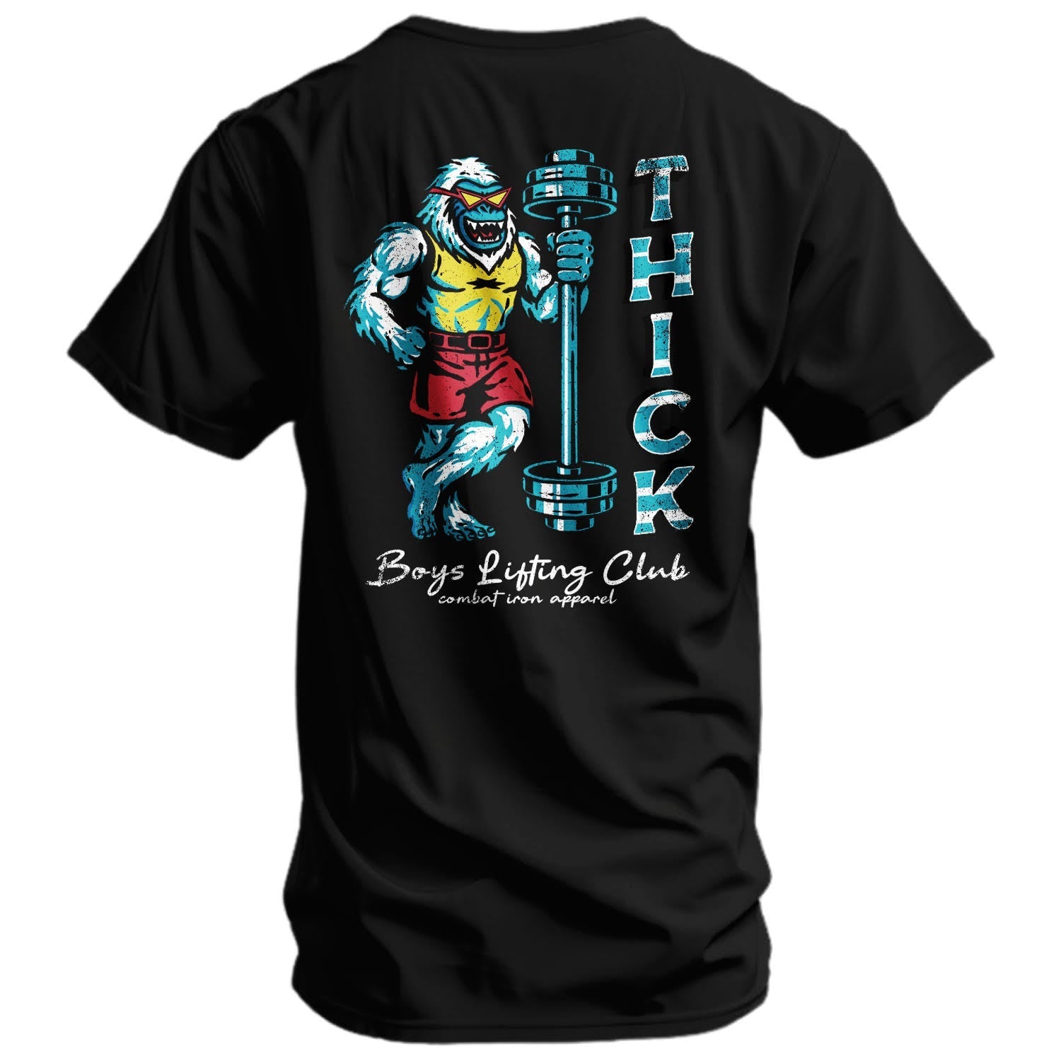 Crovyie cheap jerseys Ordering Thick Boys Lifting Club Yeti Men's T-Shirt