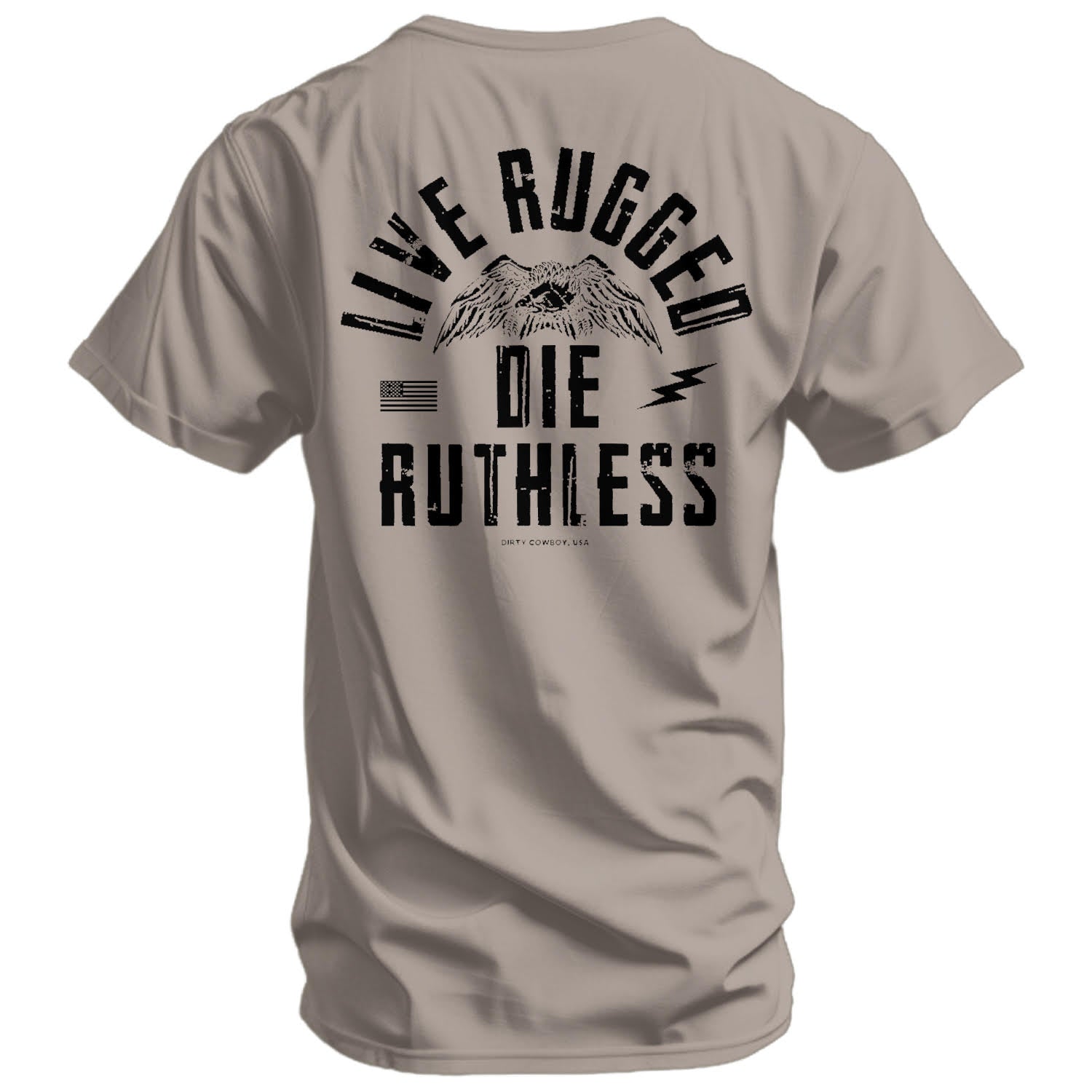 Crovyie cheap jerseys Ordering Live Rugged Die Ruthless Men's T-Shirt