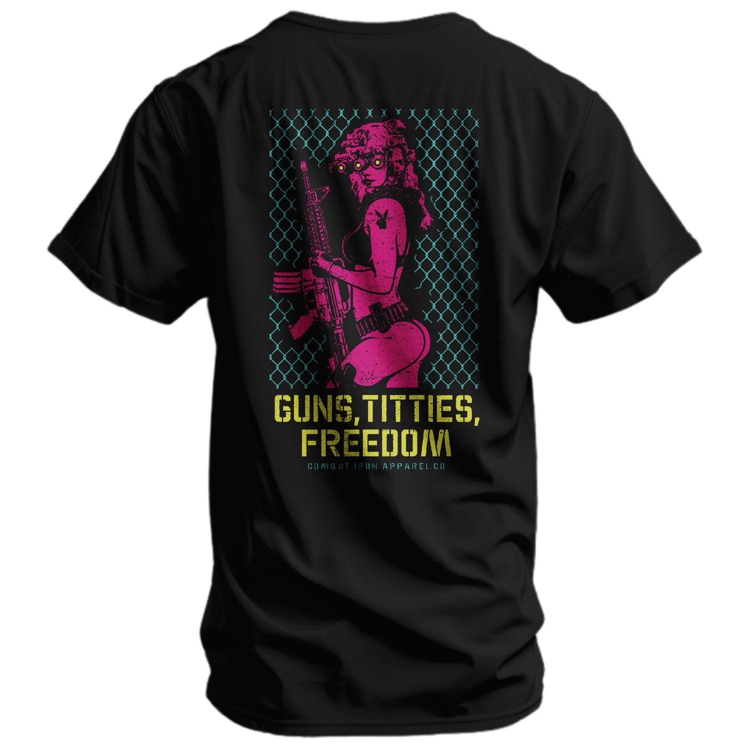 Crovyie cheap jerseys Ordering Guns, Titties, Freedom: Tactical Temptation Men's T-Shirt