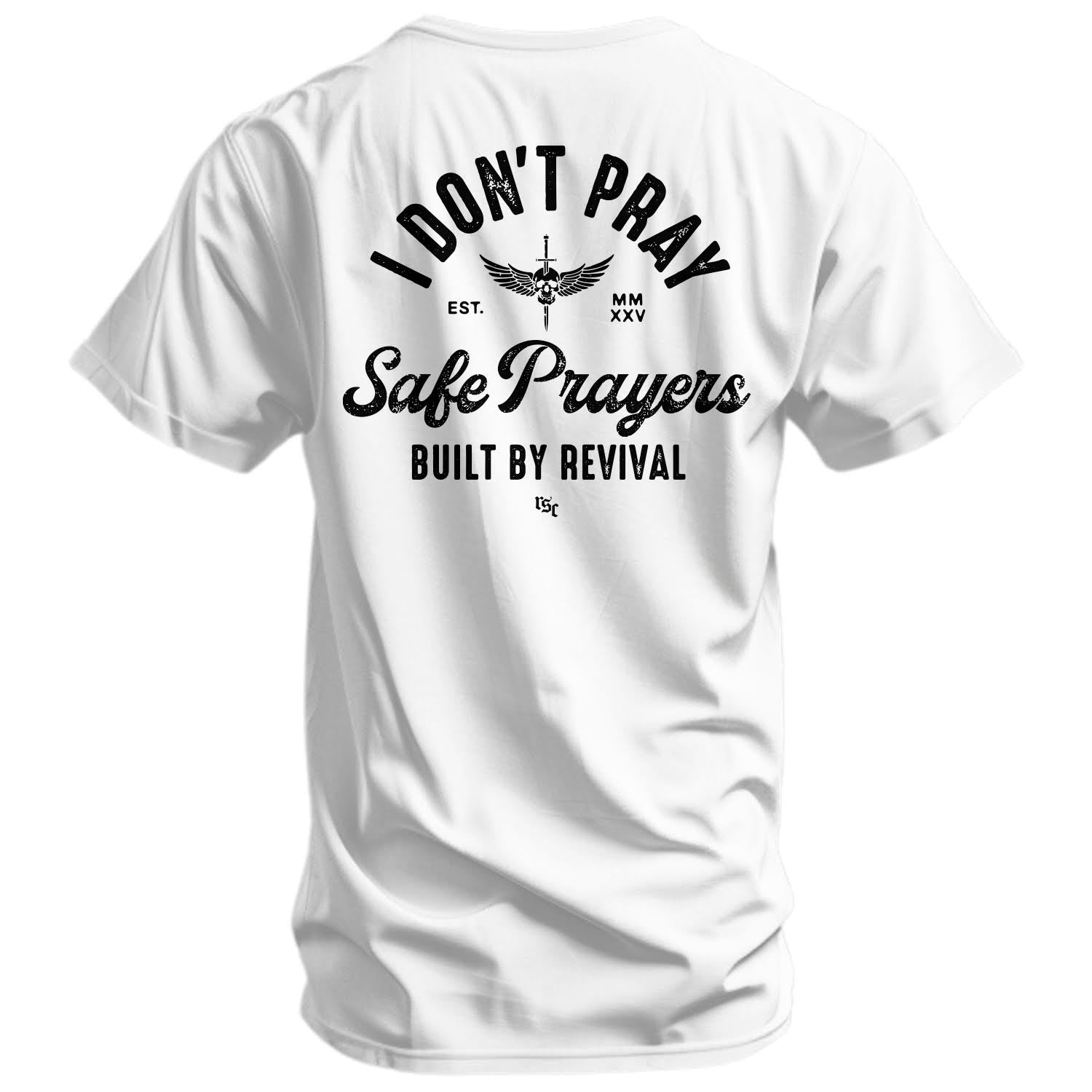 Crovyie cheap jerseys Ordering I Don't Pray Safe Prayers Men's T-Shirt