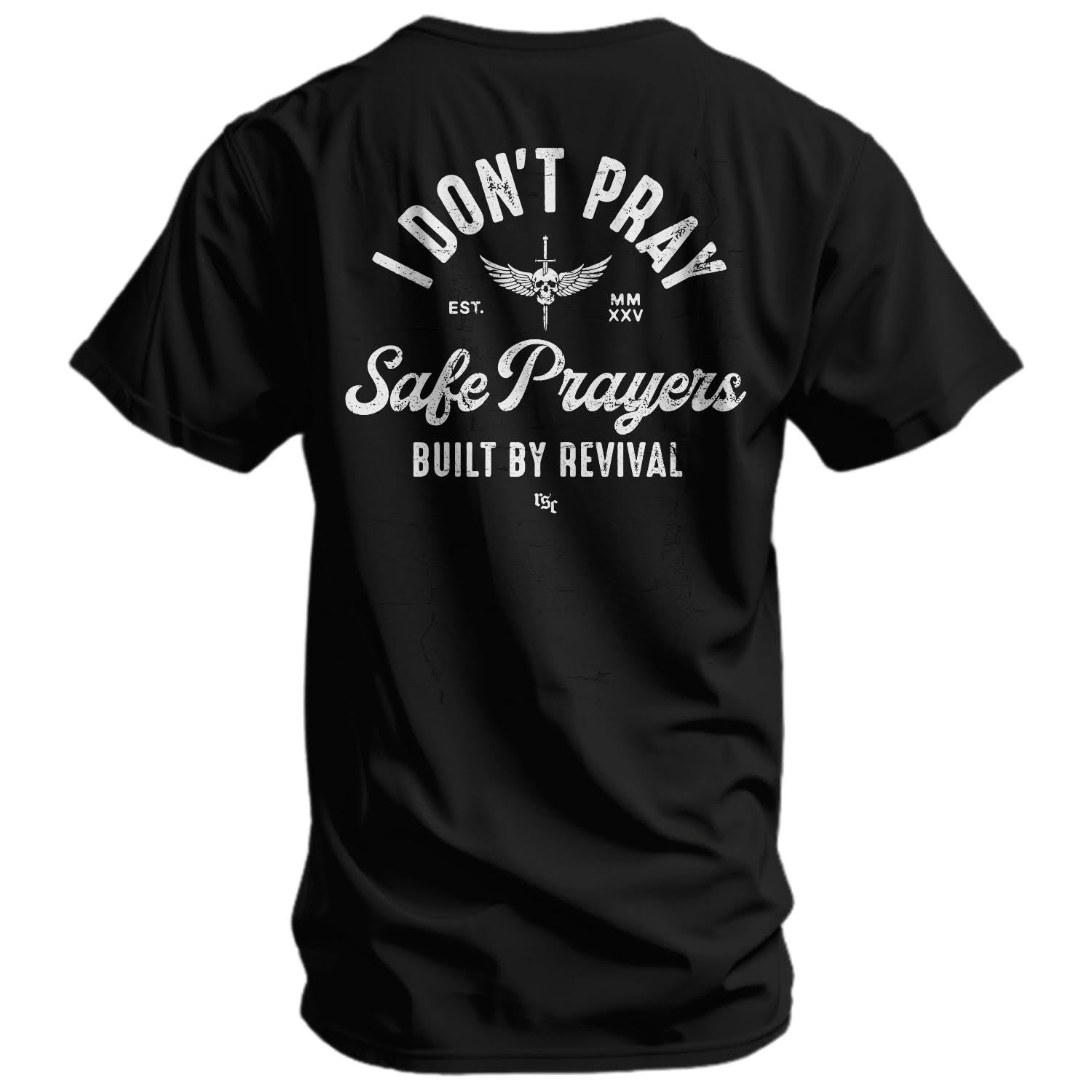 Crovyie cheap jerseys Ordering I Don't Pray Safe Prayers Men's T-Shirt