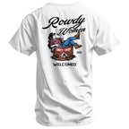 Crovyie cheap jerseys Ordering Rowdy Women Welcomed Men's T-Shirt