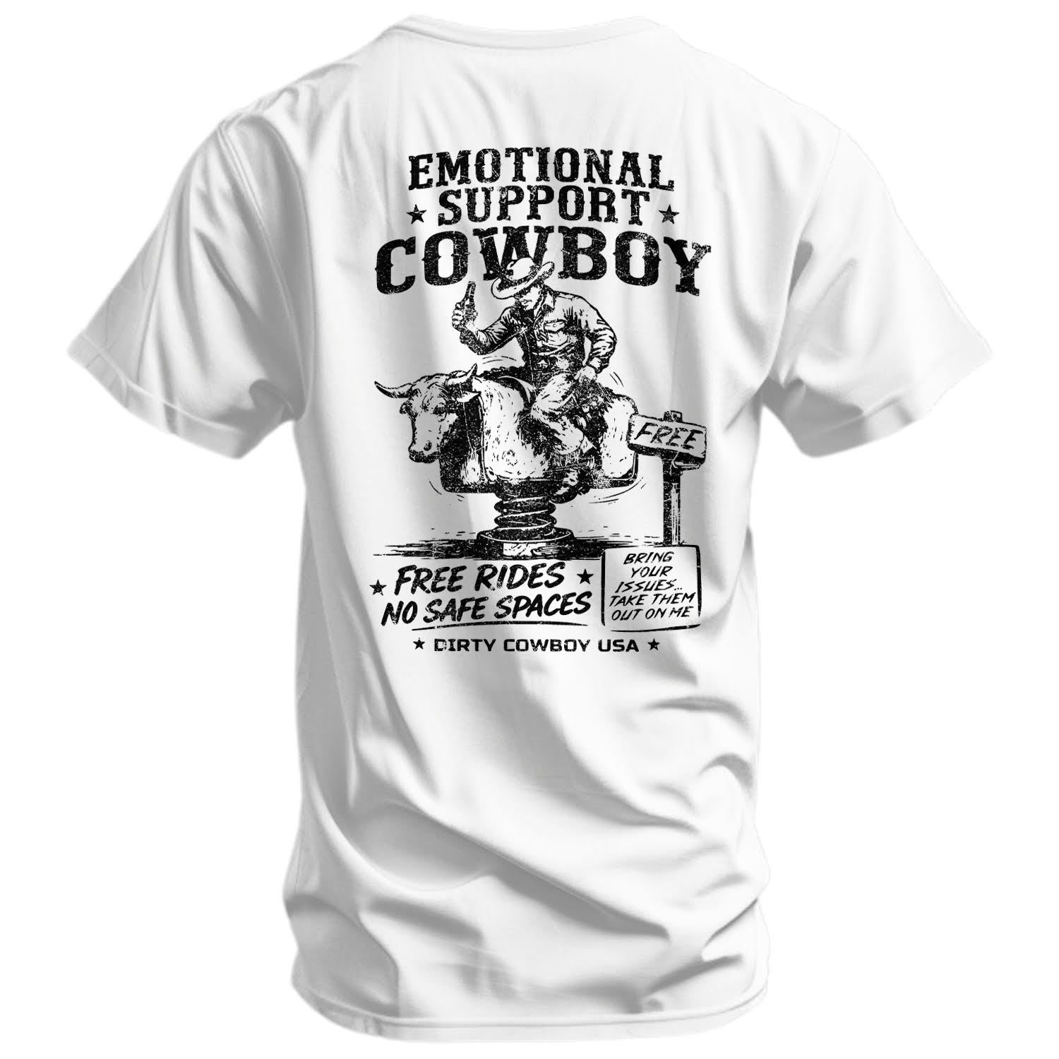 Crovyie cheap jerseys Ordering Emotional Support Cowboy Men's T-Shirt