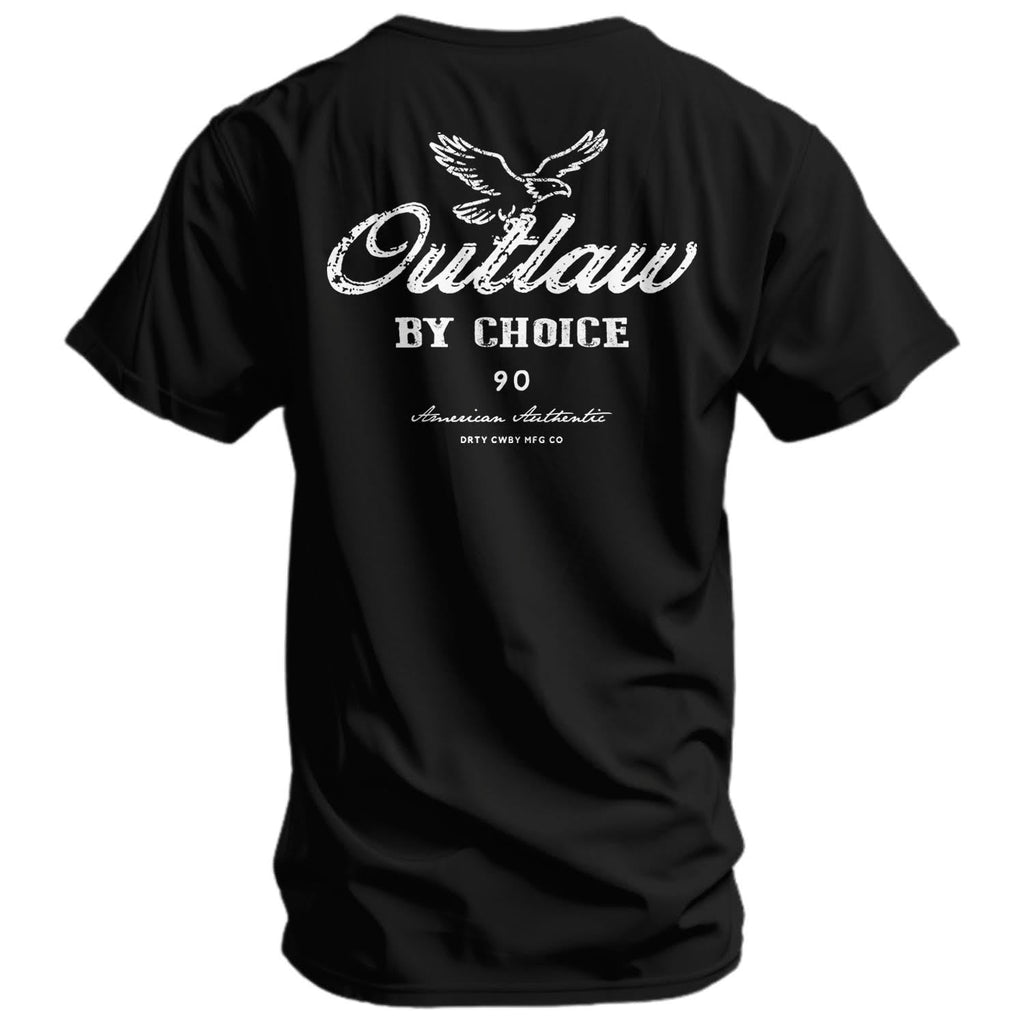 Crovyie cheap jerseys Ordering Outlaw By Choice Men's T-Shirt